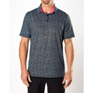 Sunday Swagger‎ Paint Static Short Sleeve Polo Shirt Men Sz 3XL NEW